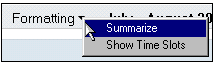 Summarize button